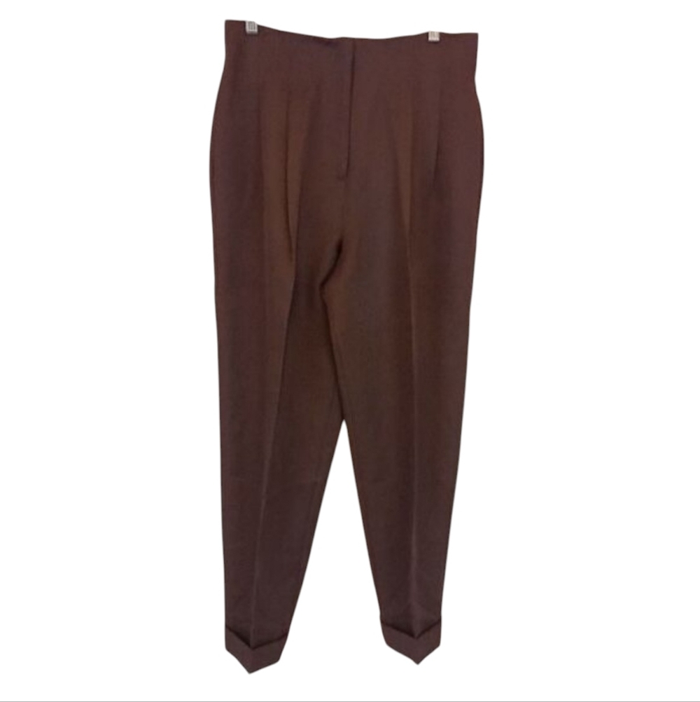 Vintage 80s LaBelle Womens Classic Brown Balloon Pants size 13 Corpcore Coffee